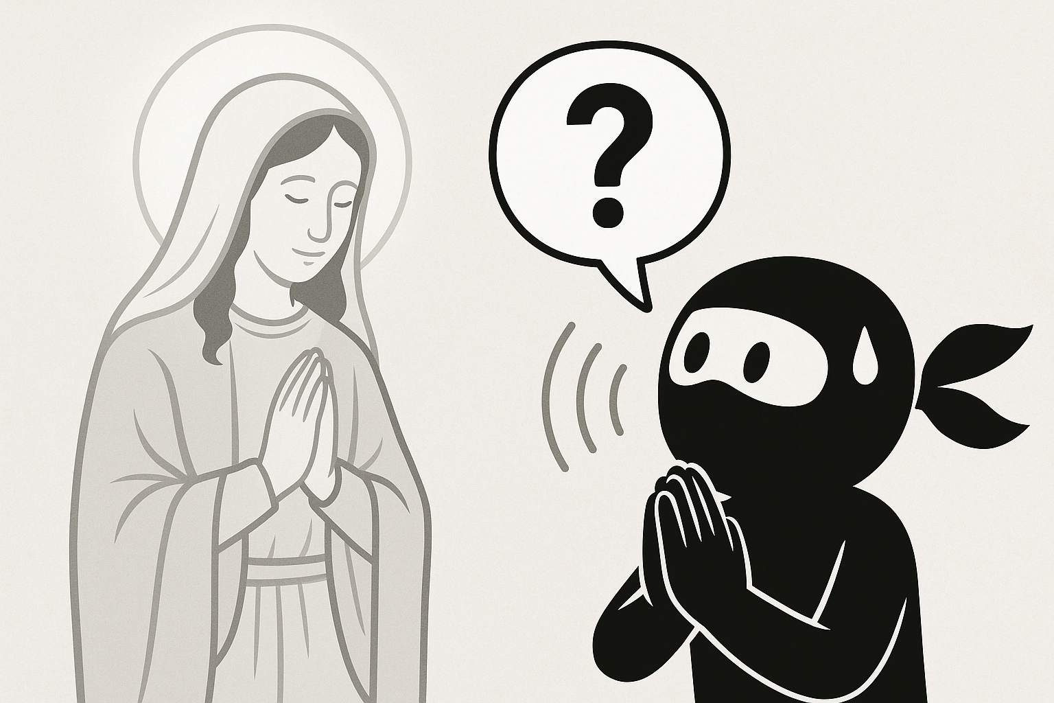 Maria consegue nos ouvir, estar em todos os lugares e ouvir&nbsp;pensamentos?